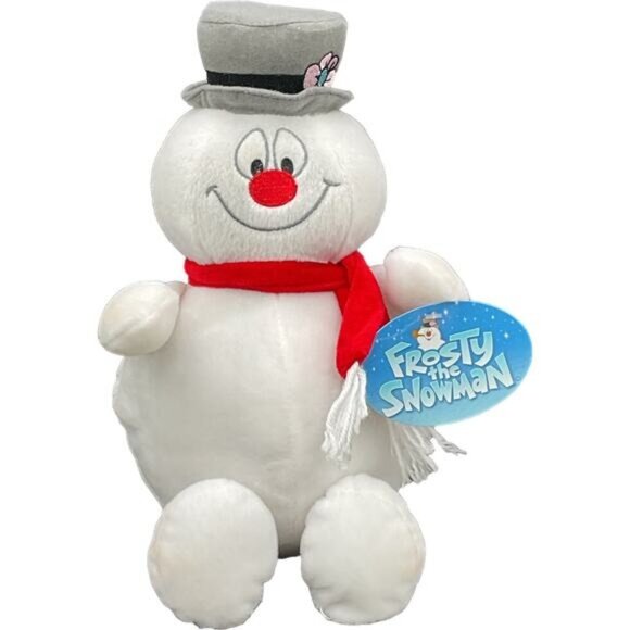 Frosty The Snowman Plush 15" Toy Factory Soft Stuffed Doll With Hat & Scarf - Picture 1 of 8